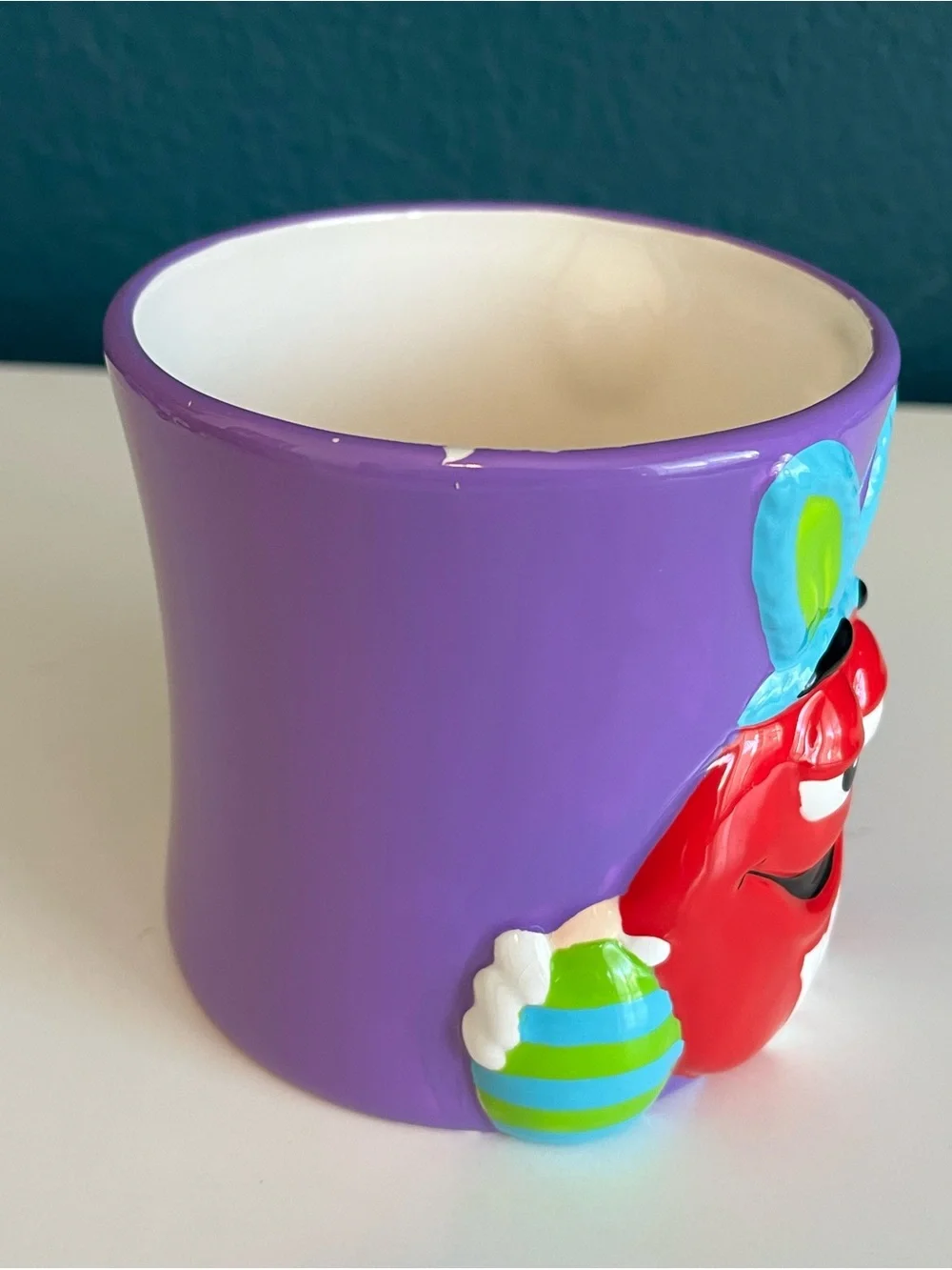 M&M Easter Bunny Purple Green Candy Coffee Tea Mug Cups